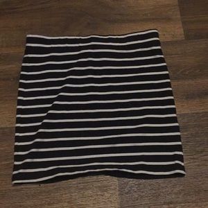 Black and white skirt